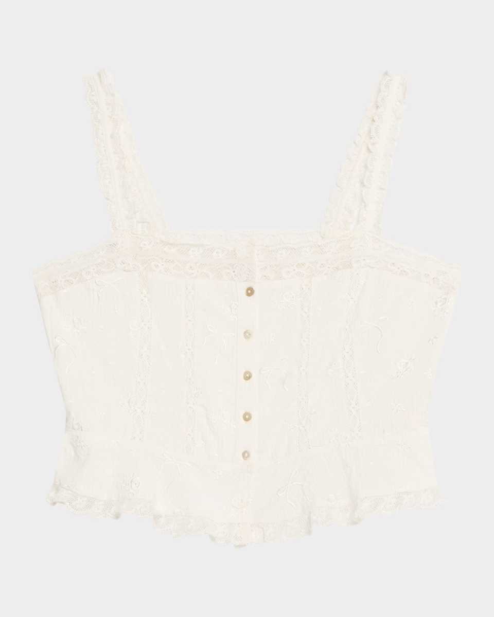 Vietta Lace-Trim Cami